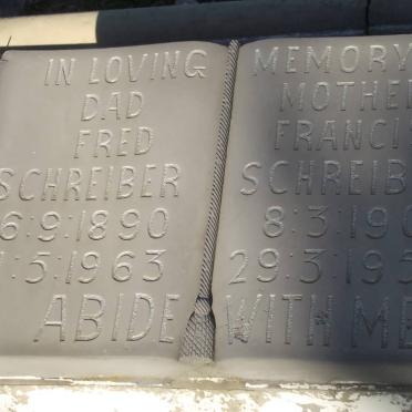 SCHREIBER Fred 1890-1963 &amp; Francis 1902-1953