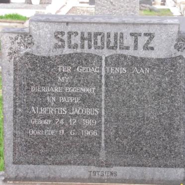 SCHOULTZ Albertus Jacobus 1919-1966