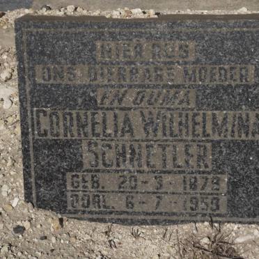 SCHNETLER Cornelia Wilhelmina 1879-1959