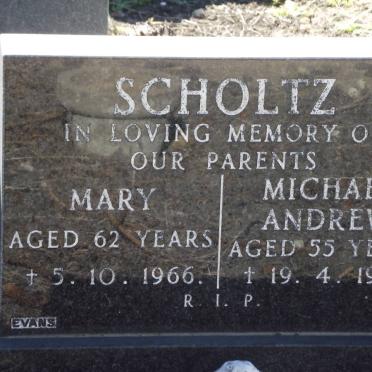 SCHOLTZ Mary -1966 :: SCHOLTZ Michael Andrew -1939