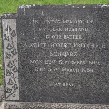 SCHWARZ August Robert Frederich 1899-1958