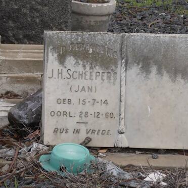 SCHEEPERS J.H. 1914-1960