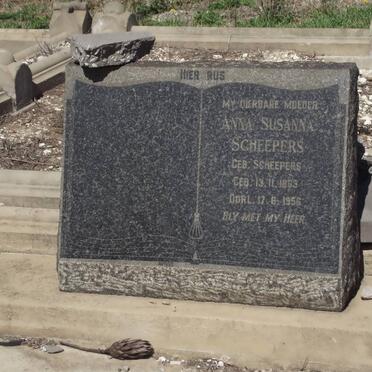 SCHEEPERS Anna Susanna nee SCHEEPERS 1863-1956