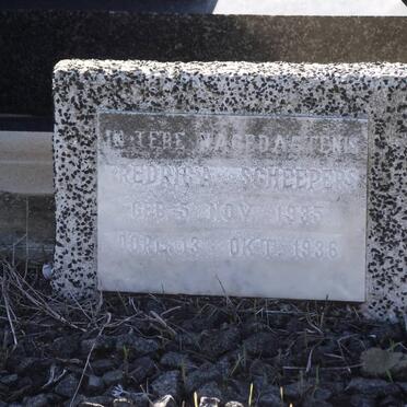 SCHEEPERS Fredrica 1935-1936
