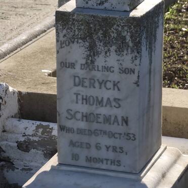 SCHOEMAN Deryck Thomas -1953