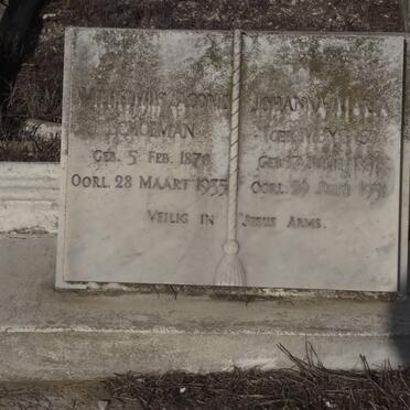 SCHOEMAN Wilhelmus Jacobus 1878-1935 &amp; Johanna Maria MEYERS 1881-1951