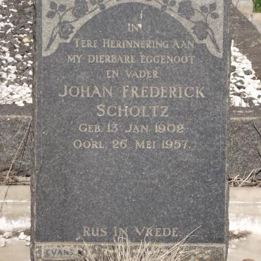 SCHOLTZ Johan Frederick 1902-1957
