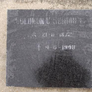 SCHOULTZ Solomon G. 1872-1948