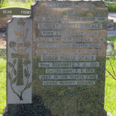 SEARLE Robert Edward 1945-1954 :: SEARLE Susan Maria 1921-1991