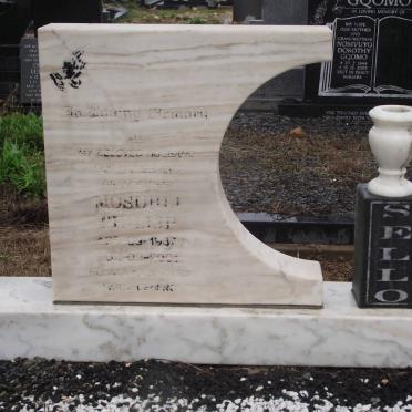 SELLO Mosuhli Phillip 1937-2001