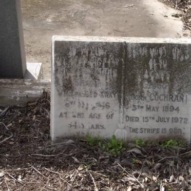 SHARP Richard John -1946 &amp; Agnes COCHRAN 1894-1972