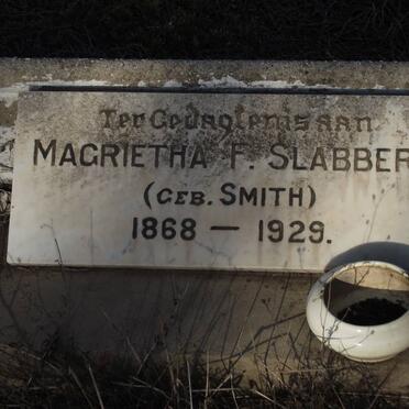 SLABBERT Magrietha F. nee SMITH 1868-1929