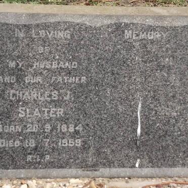 SLATER Charles J. 1884-1959