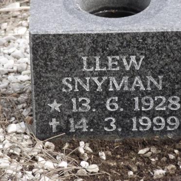 SNYMAN Llew 1928-1999