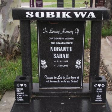 SOBIKWA Nobantu Sarah 1918-2000