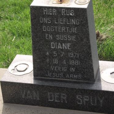SPUY Diane, van der 1971-1981