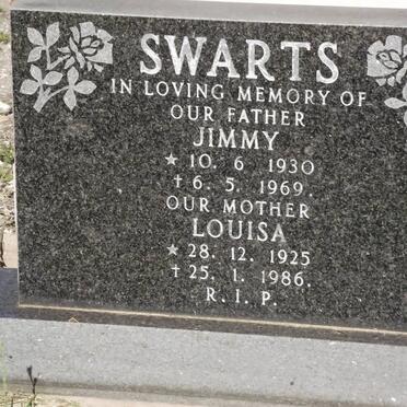 SWARTS Jimmy 1930-1969 &amp; Louisa 1925-1986