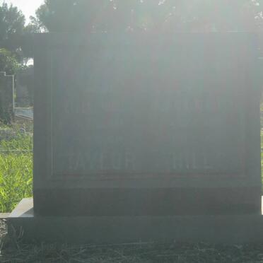 TAYLOR Ellen Muriel 1894-1974 :: HILL Austen Kenneth 1923-1966