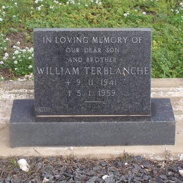 TERBLANCHE William 1941-1959