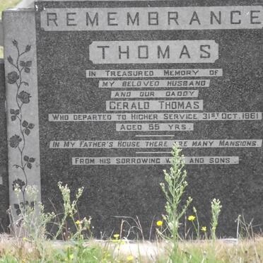 THOMAS Gerald -1961