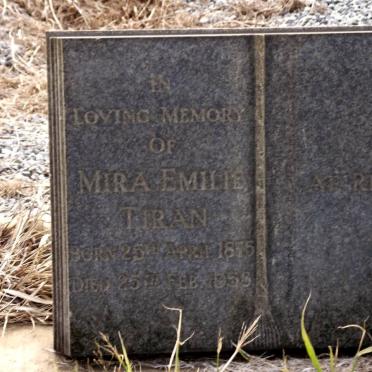 TIRAN Mira Emilie 1875-1958