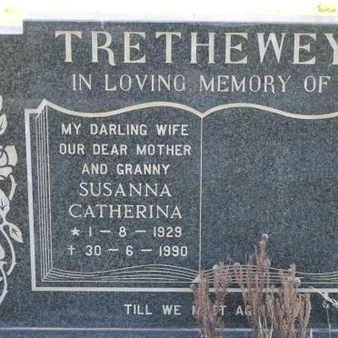 TRETHEWEY Susanna Catherina 1929-1990