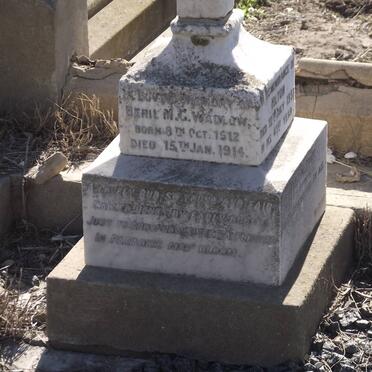 WADLOW Beril M.C. 1912-1914 :: WADLOW Hilton -