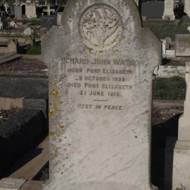 WATSON Richard John 1835-1915