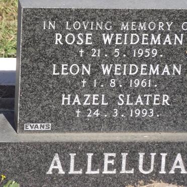 WEIDEMAN :: SLATER