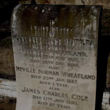 WHEATLAND :: COLE