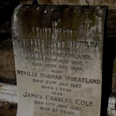 WHEATLAND :: COLE