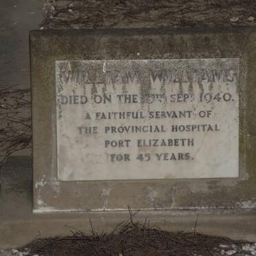 WILLIAMS William -1940