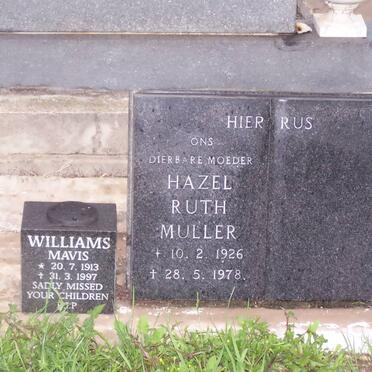 WILLIAMS Mavis 1913-1997 :: MULLER Hazel Ruth 1926-1978