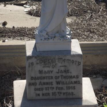 WILLIAMS Mary Jane -1915