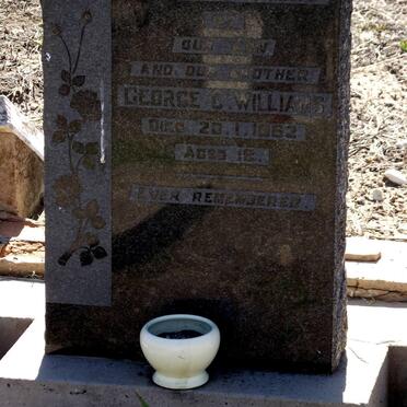 WILLIAMS George C. -1962