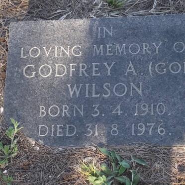 WILSON Godfrey A. 1910-1976