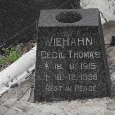 WIEHAHN Cecil Thomas 1915-1996
