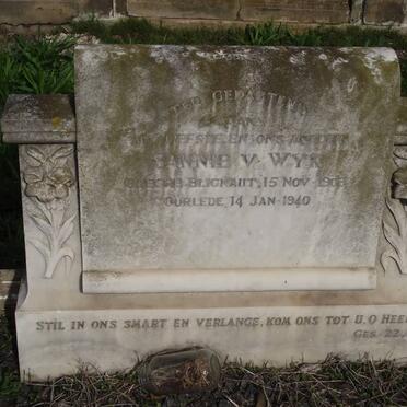 WYK Sannie, v. 1908-1940