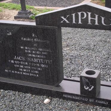 XIPHU Jack Namtutu 1924-1993