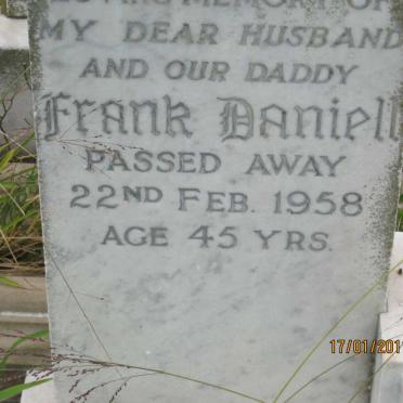 DANIELL Frank  -1958