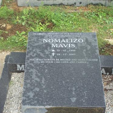 ? Nomaliso Mavis 1949-2005