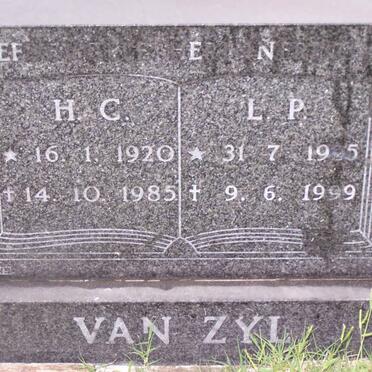 ZYL H.C., van 1920-1985 &amp; L.P. 1925-1999