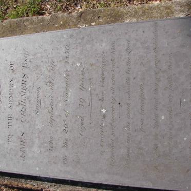CHALMERS James -1850