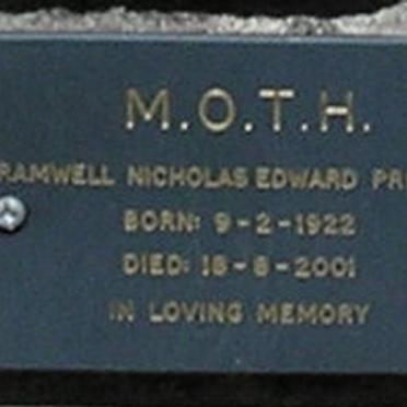 Eastern Cape, PORT ELIZABETH / GQEBERHA, Walmer, Church Road, M.O.T.H. Hall, memorials