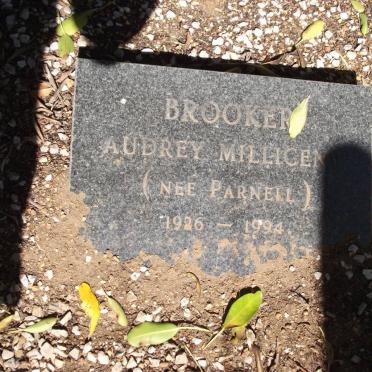 BROOKER Audrey Millicent nee PARNELL 1926-1994
