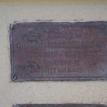 BROWN Graham Melrose 1919-1998