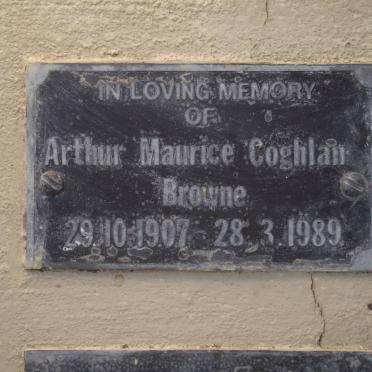 BROWNE Arthur Maurice Coghlan 1907-1989