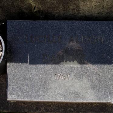 DAMANT Lucille Allison -1967