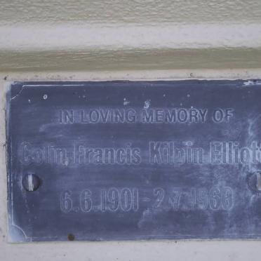 ELLIOTT Colin Frances Kilpin 1901-1966