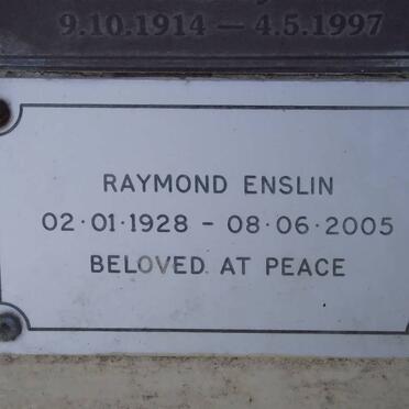 ENSLIN Raymond 1928-2005
